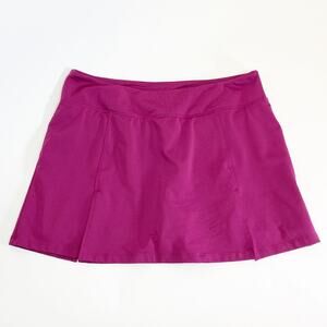 Stonewear Designs Womens Sz Large Fuchsia Skort Skirt Shorts Athleisure Athletic